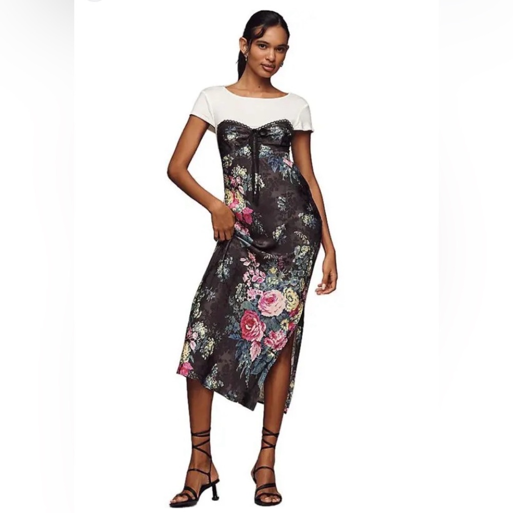 Anthropologie midi dress.